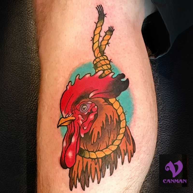 Rooster tattoo