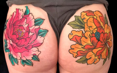 Japanese Peonies Tattoo