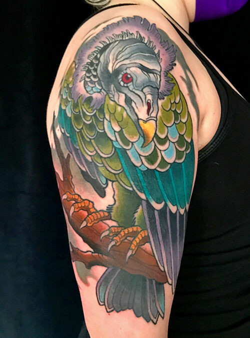 Vulture tattoo by Andrey Stepanov | Photo 27622