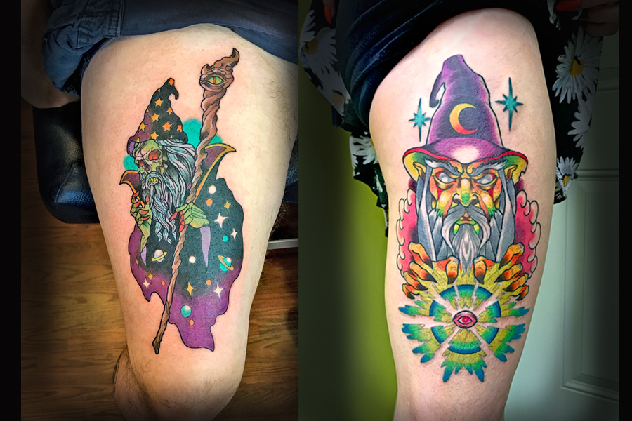 Wizard tattoos - Visions Tattoo and Piercing