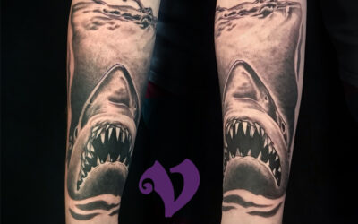 Jaws tattoo