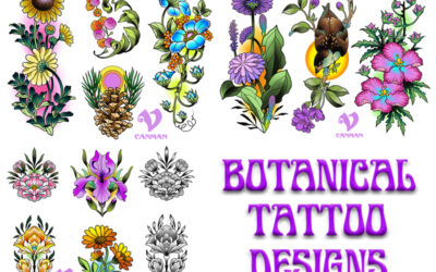 Botanical tattoo