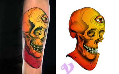 Skull tattoo