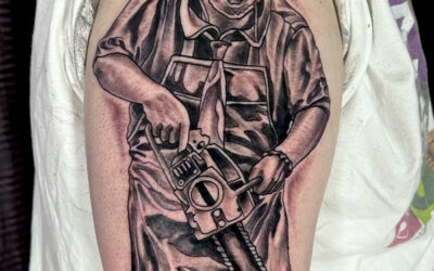 Texas chainsaw tattoo