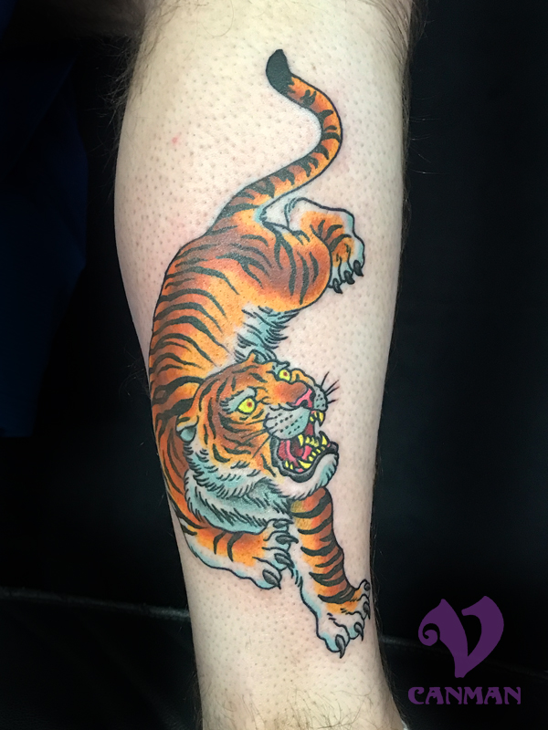 Thai tiger tattoo by inkydragon on DeviantArt