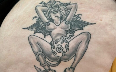 Devil woman tattoo