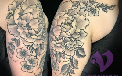 Peony tattoo