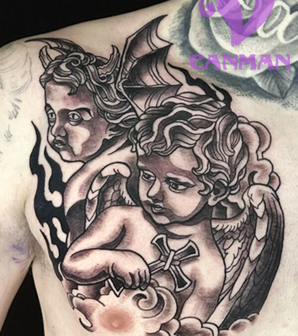 Gaze Upon These Angelic Cherub Tattoos  Tattoodo