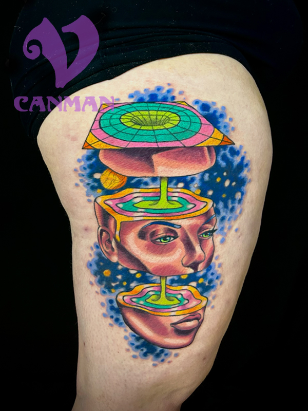 My Trippy Shroom Tattoo Design by hlh015 on DeviantArt