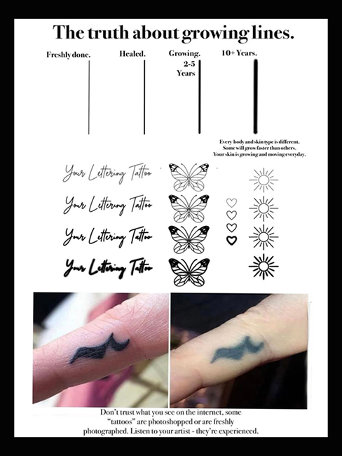 Forever Growth Tattoos Design / Feminine Tattoo Design / Line Art  /botanical Art Stencil /spine Tattoo Digital Download by Eastern Spring CO  - Etsy