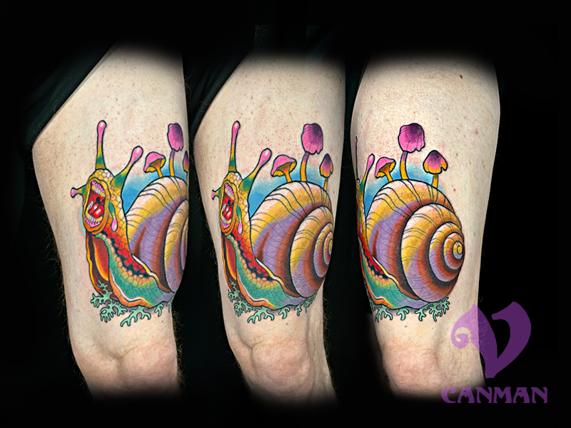 Snail tattoo