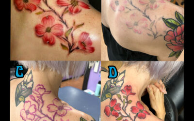 Dogwood flowers tattoo